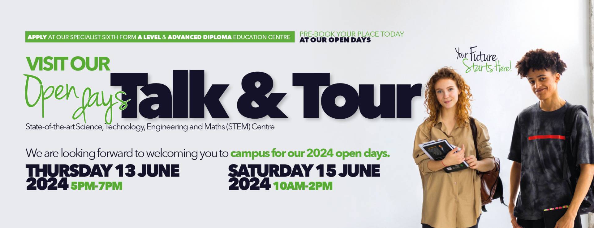 Open Days Talk & Tour June 2024