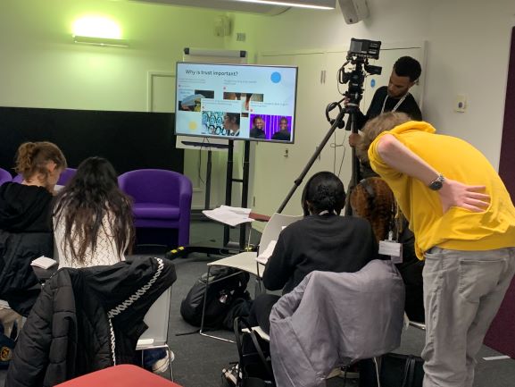 Science Students Sharpen STEM Communication Skills in BBC TV Studios