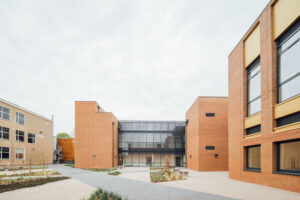 Side view of the new STEM centre Cadbury