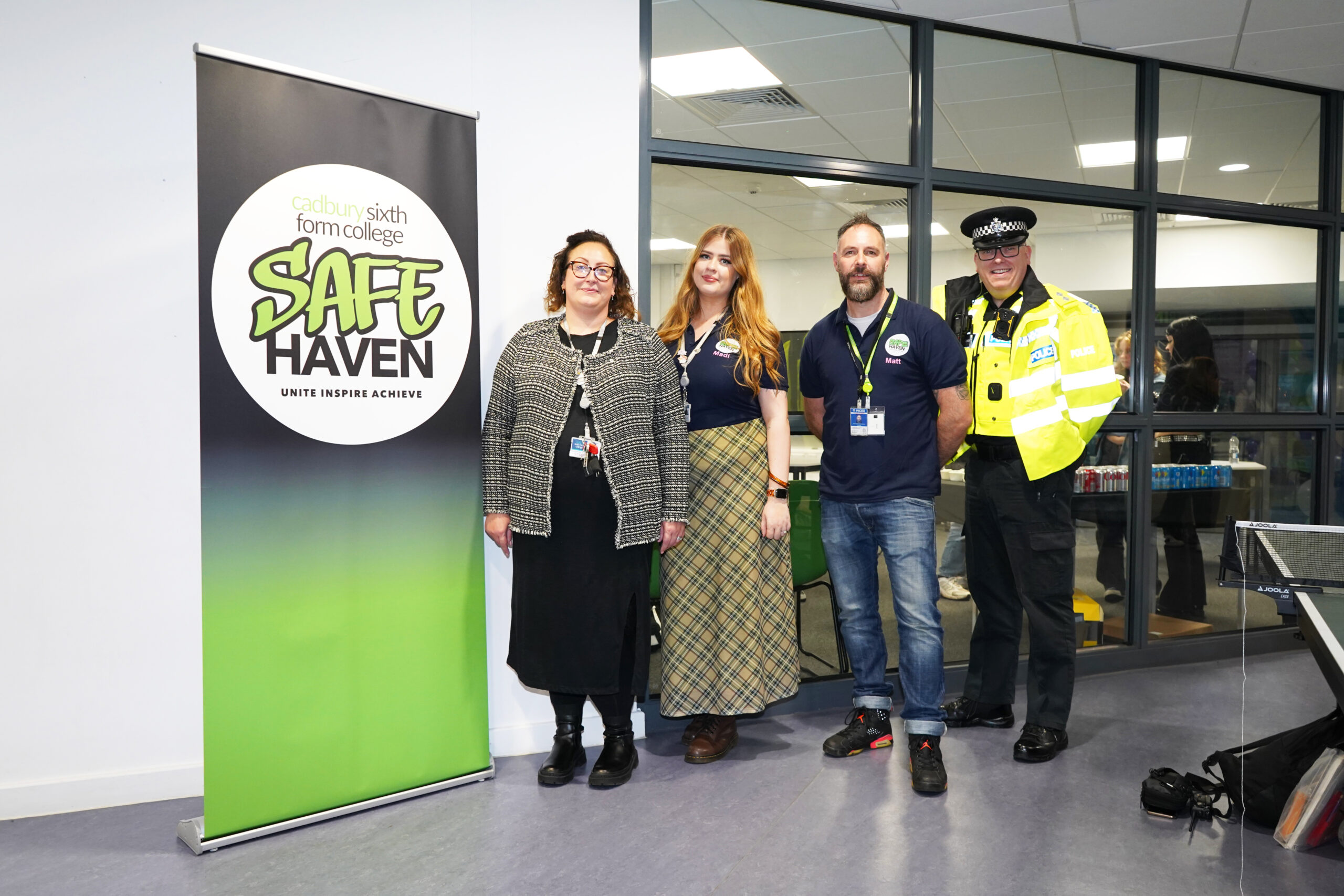 SafeHaven launched in partnership with Cadbury Sixth Form College